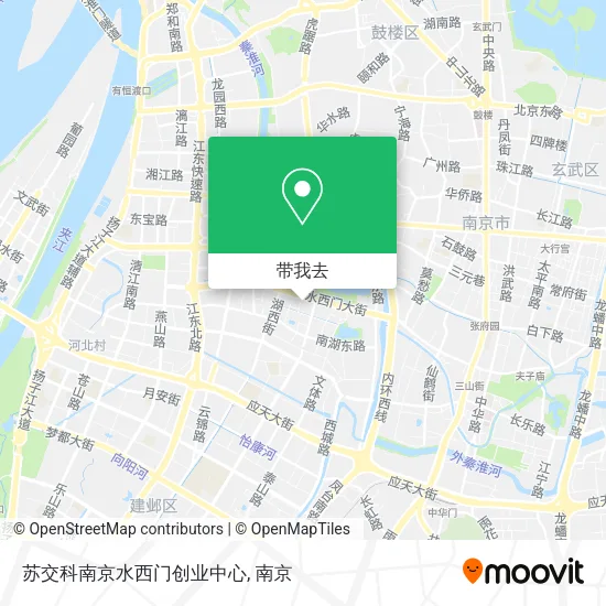 苏交科南京水西门创业中心地图