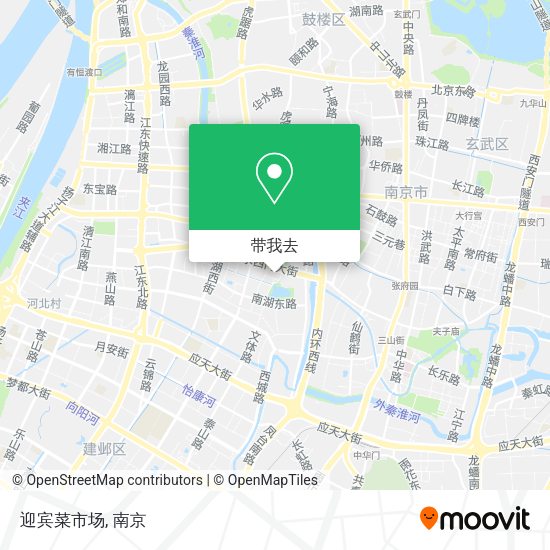 迎宾菜市场地图