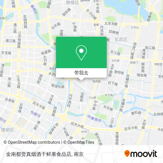 金南都货真烟酒干鲜果食品店地图