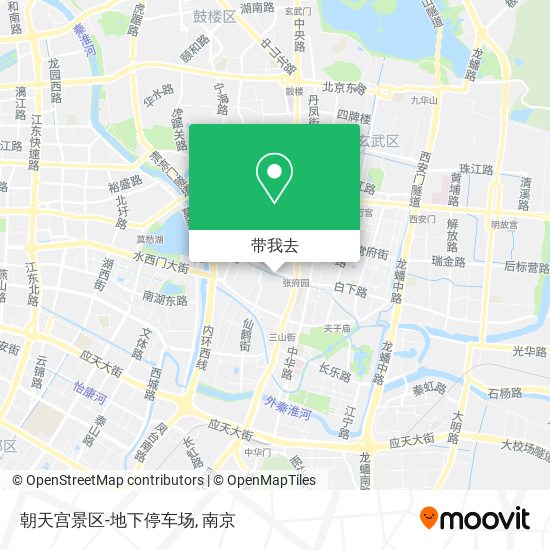 朝天宫景区-地下停车场地图