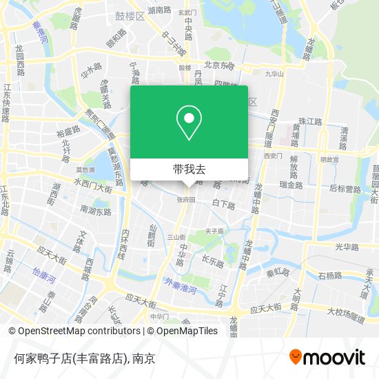 何家鸭子店(丰富路店)地图
