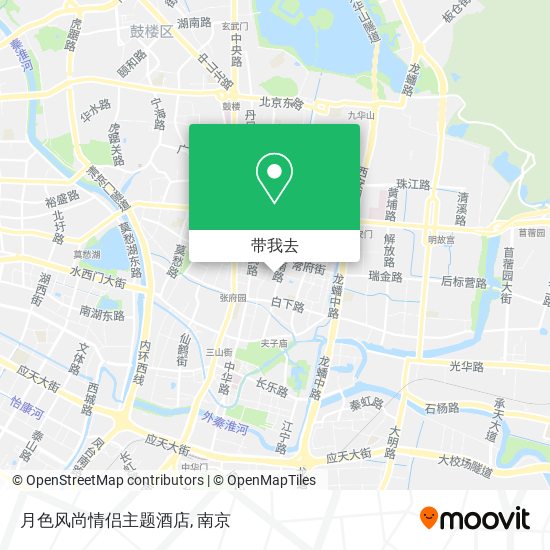月色风尚情侣主题酒店地图