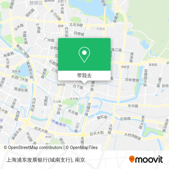 上海浦东发展银行(城南支行)地图