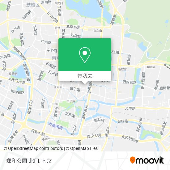 郑和公园-北门地图