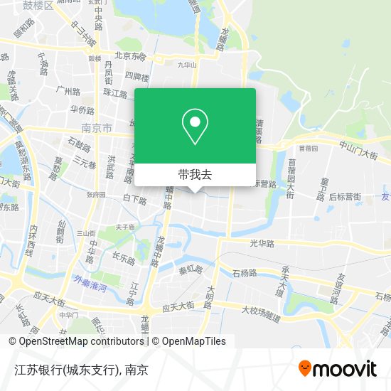 江苏银行(城东支行)地图