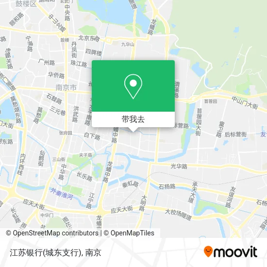 江苏银行(城东支行)地图