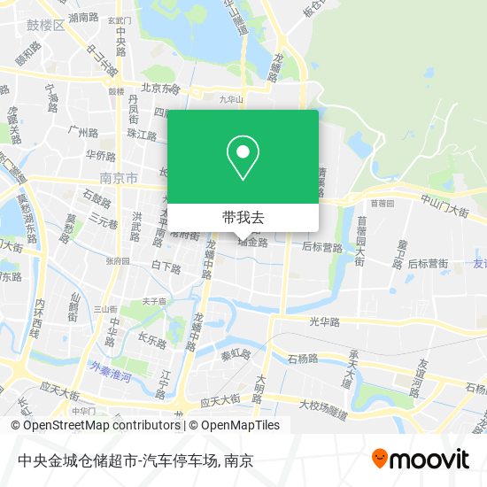 中央金城仓储超市-汽车停车场地图