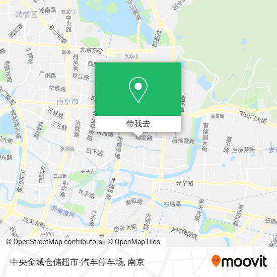 中央金城仓储超市-汽车停车场地图