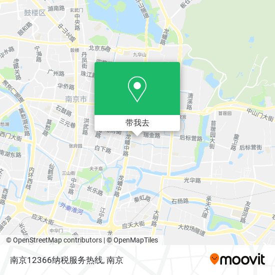 南京12366纳税服务热线地图