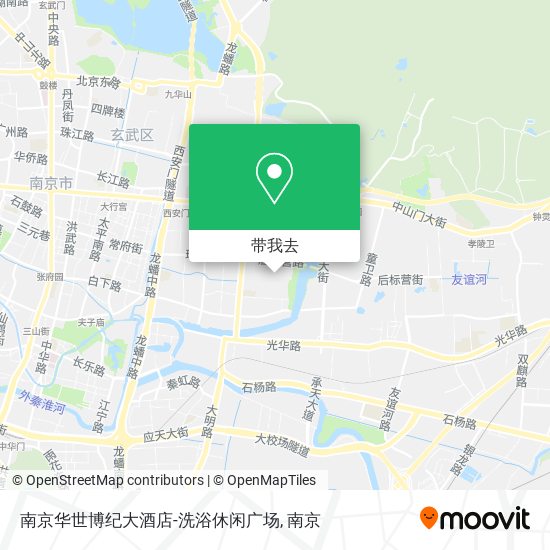 南京华世博纪大酒店-洗浴休闲广场地图