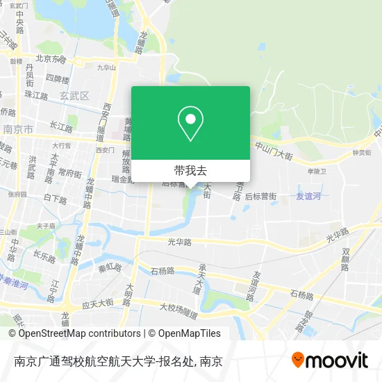 南京广通驾校航空航天大学-报名处地图