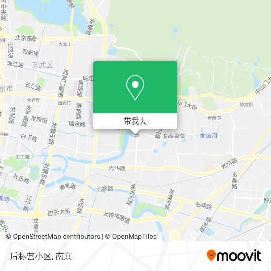 后标营小区地图