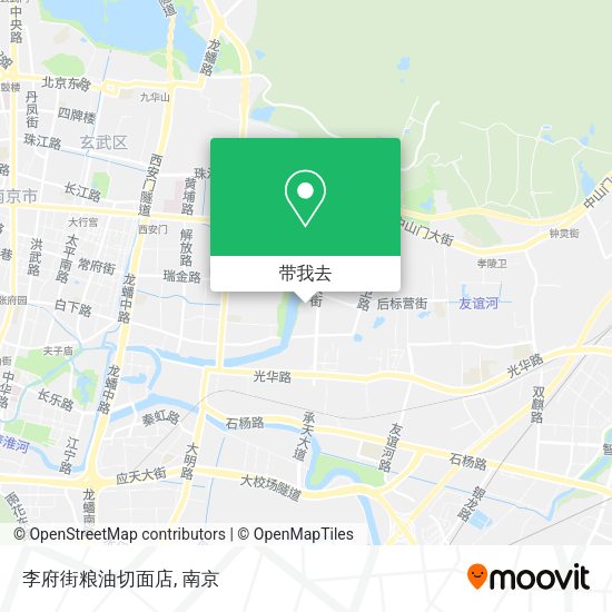 李府街粮油切面店地图
