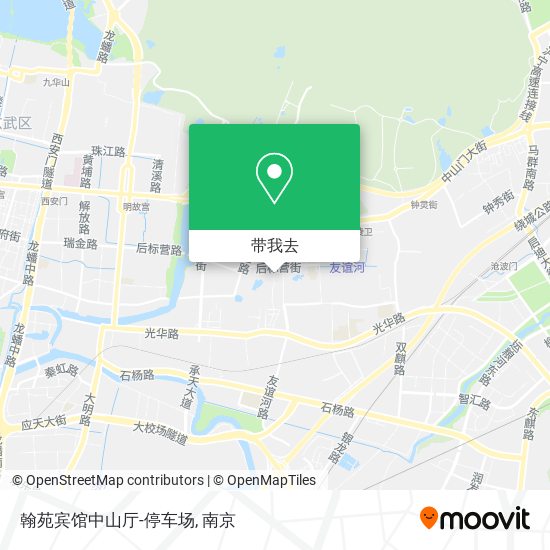 翰苑宾馆中山厅-停车场地图