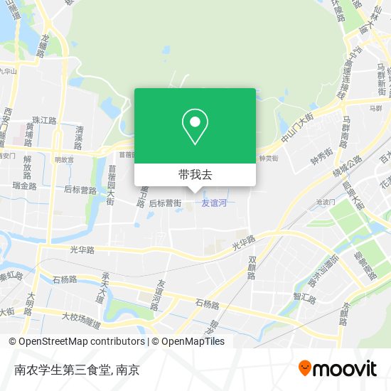 南农学生第三食堂地图