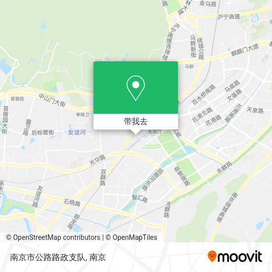 南京市公路路政支队地图