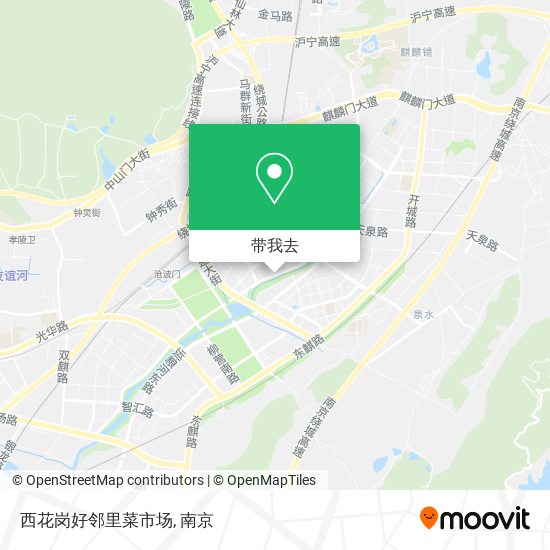 西花岗好邻里菜市场地图