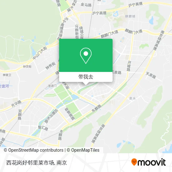 西花岗好邻里菜市场地图