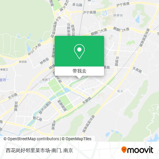 西花岗好邻里菜市场-南门地图