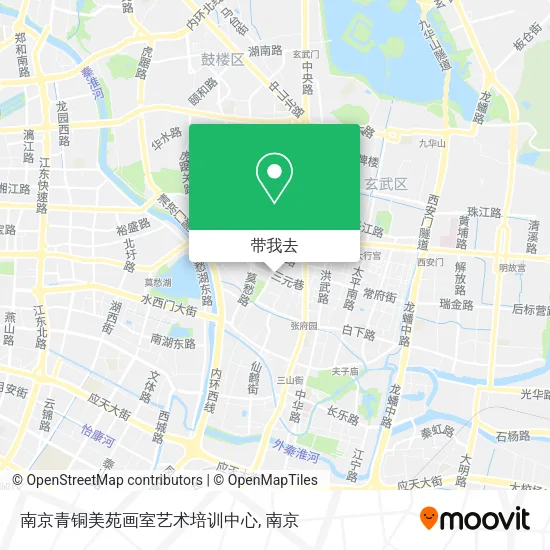 南京青铜美苑画室艺术培训中心地图