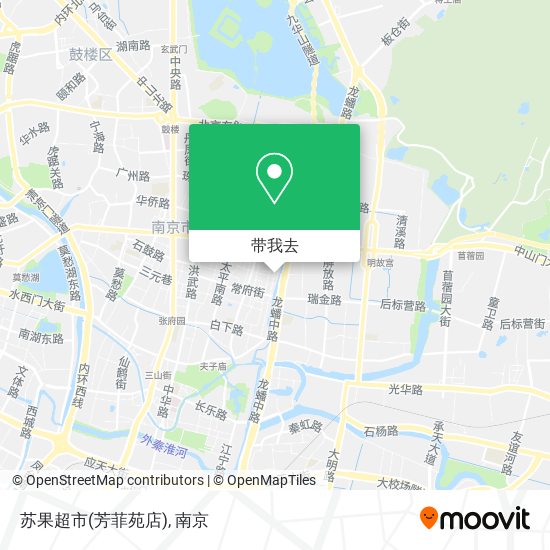 苏果超市(芳菲苑店)地图
