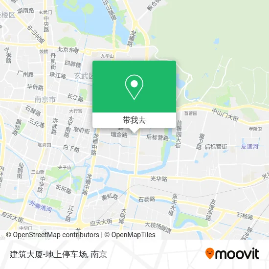 建筑大厦-地上停车场地图