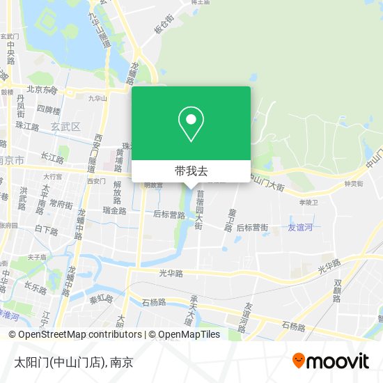 太阳门(中山门店)地图