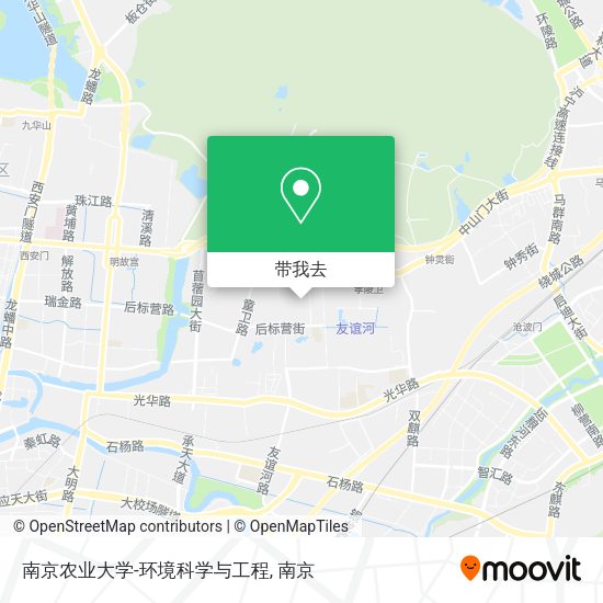 南京农业大学-环境科学与工程地图