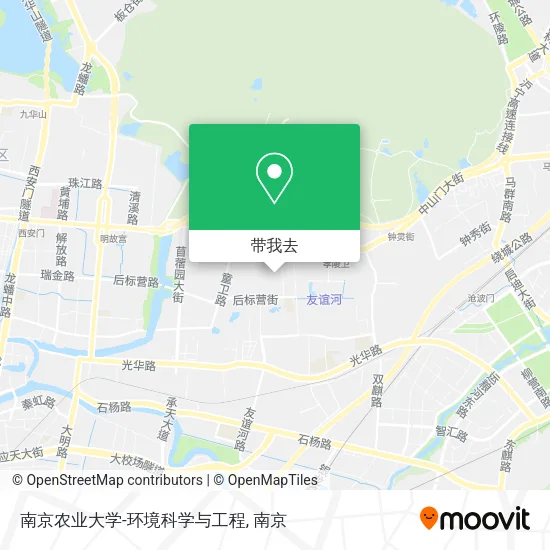 南京农业大学-环境科学与工程地图