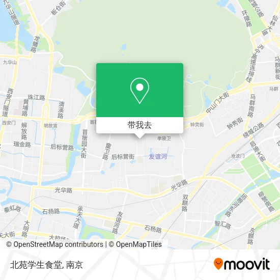 北苑学生食堂地图