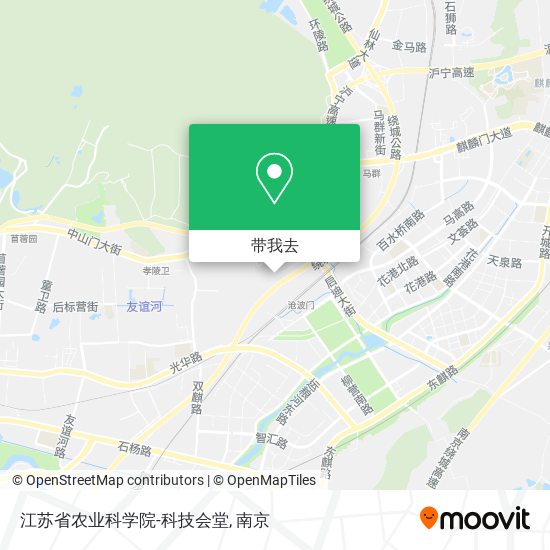 江苏省农业科学院-科技会堂地图