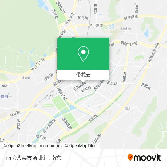 南湾营菜市场-北门地图