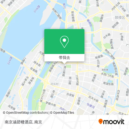 南京涵碧楼酒店地图