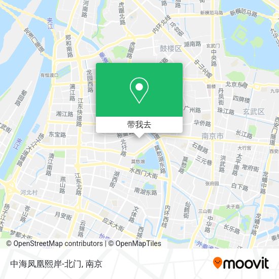 中海凤凰熙岸-北门地图