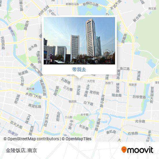 金陵饭店地图