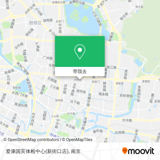爱康国宾体检中心(新街口店)地图