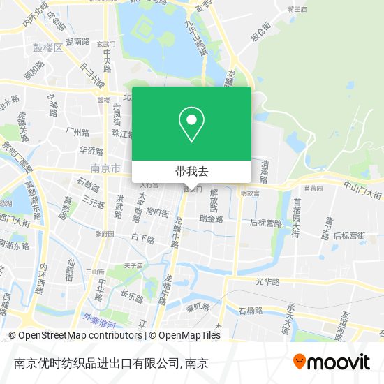 南京优时纺织品进出口有限公司地图