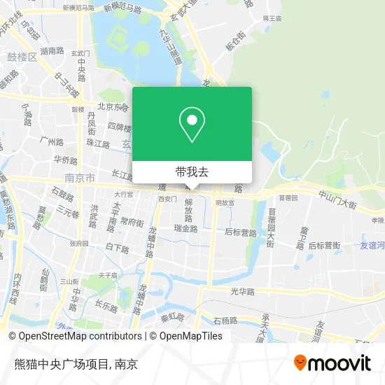 熊猫中央广场项目地图