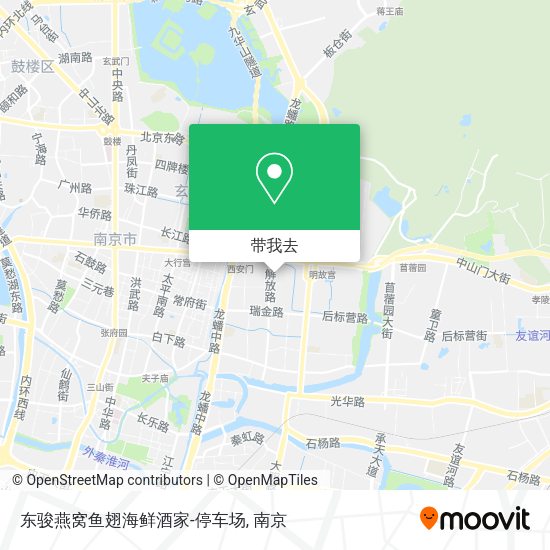 东骏燕窝鱼翅海鲜酒家-停车场地图