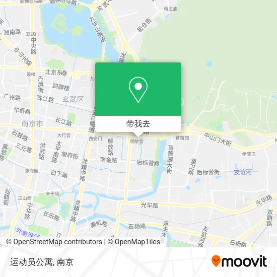 运动员公寓地图