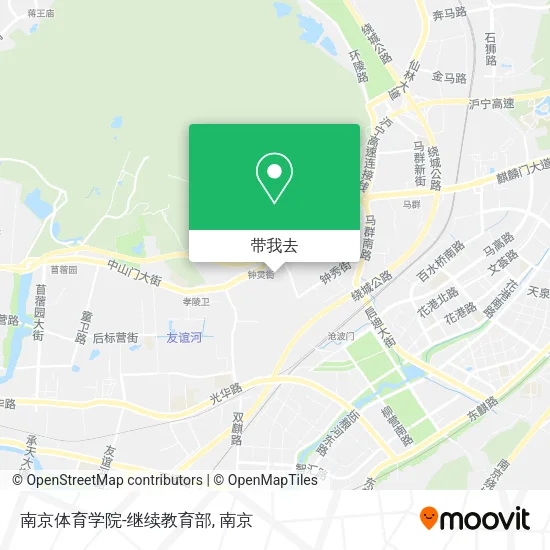 南京体育学院-继续教育部地图