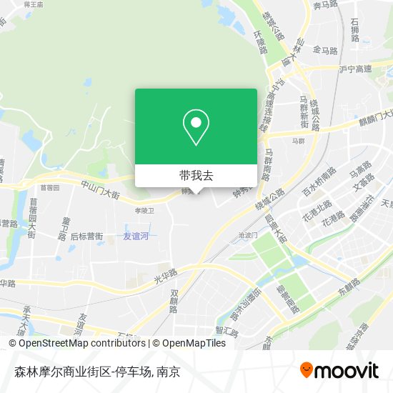 森林摩尔商业街区-停车场地图