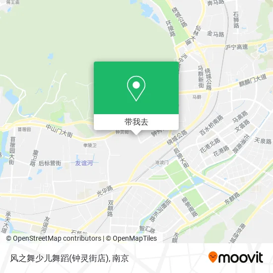 风之舞少儿舞蹈(钟灵街店)地图