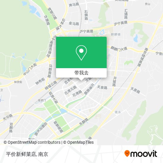 平价新鲜菜店地图