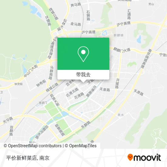 平价新鲜菜店地图