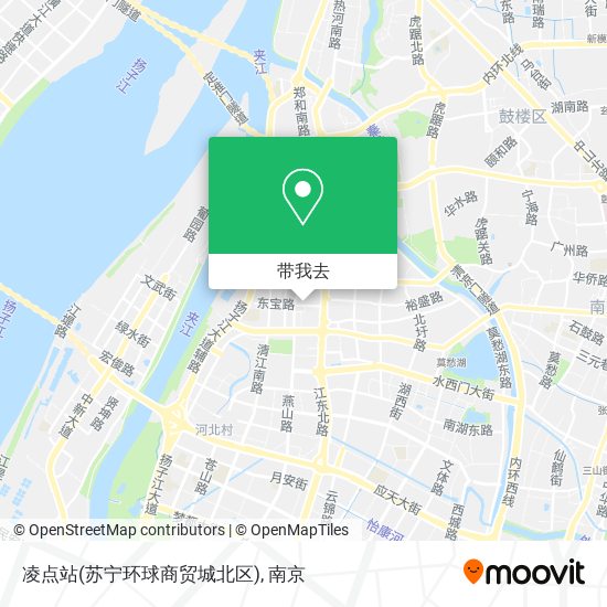 凌点站(苏宁环球商贸城北区)地图