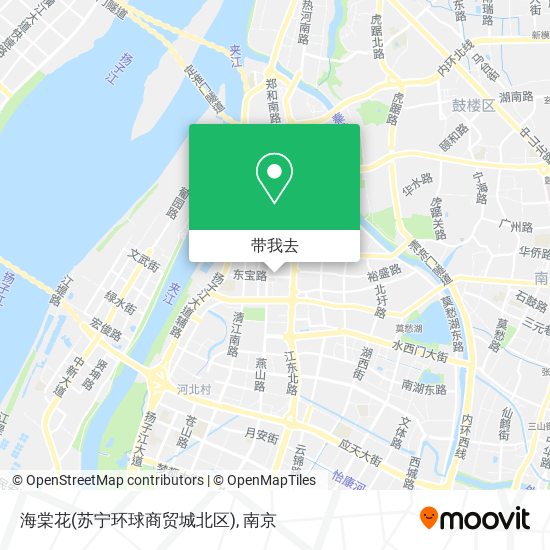 海棠花(苏宁环球商贸城北区)地图