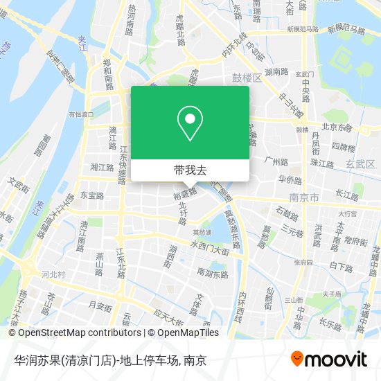 华润苏果(清凉门店)-地上停车场地图