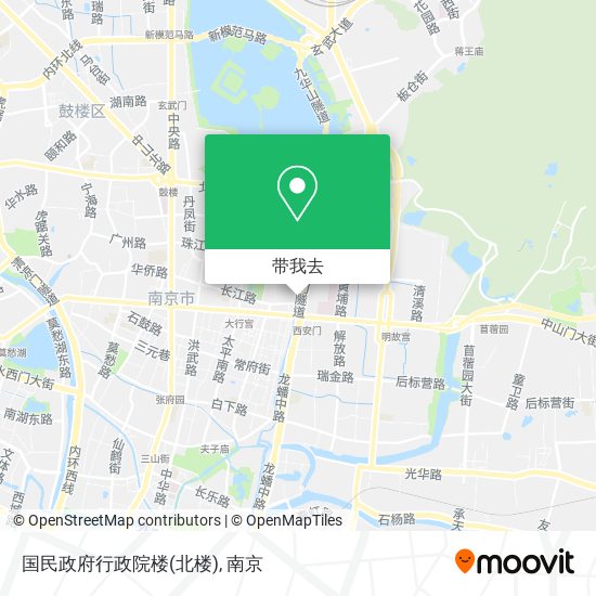 国民政府行政院楼(北楼)地图