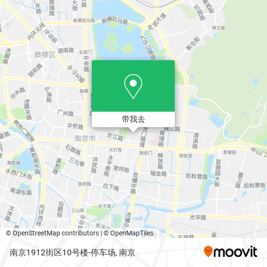 南京1912街区10号楼-停车场地图